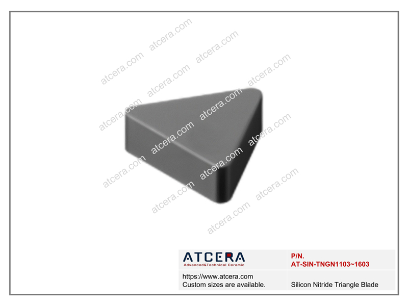 Drawing of Silicon Nitride Triangle Blade