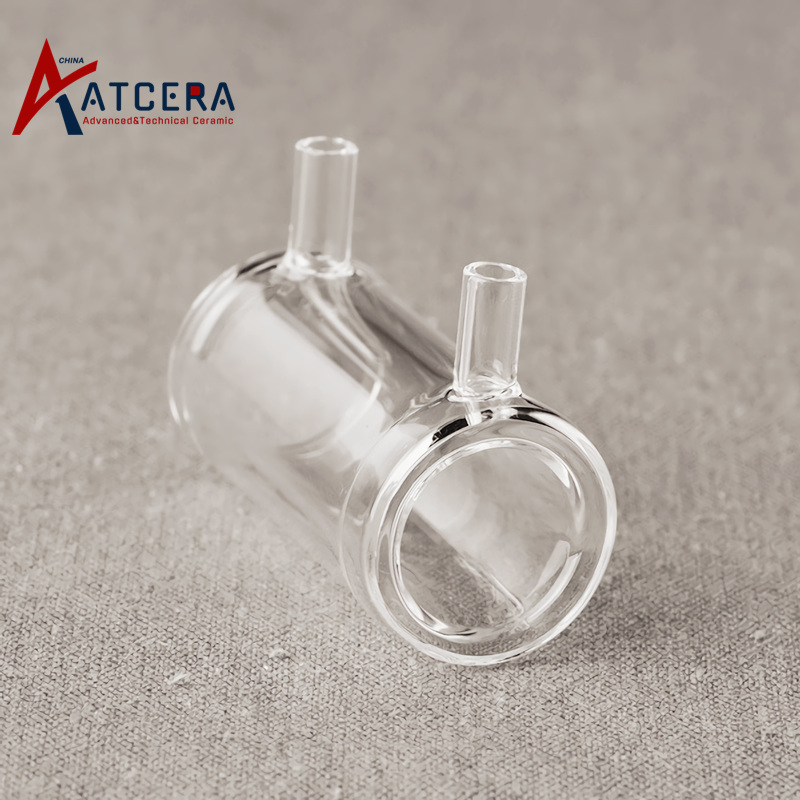 Double walled quartz tube