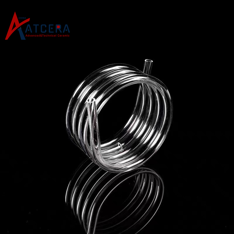 silica helical tube