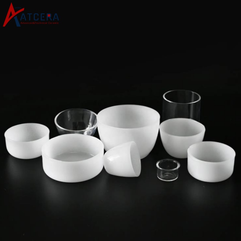 Kwartsglas smeltkroes