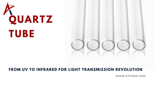 Quartz -buis van UV naar infrarood voor lichte transmissierevolutie